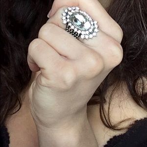 Adorable diamond chunky ring